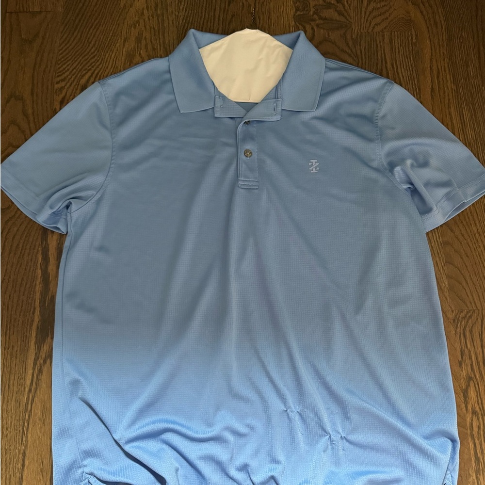 Izod Blue Polo Shirt Classic Casual Wear